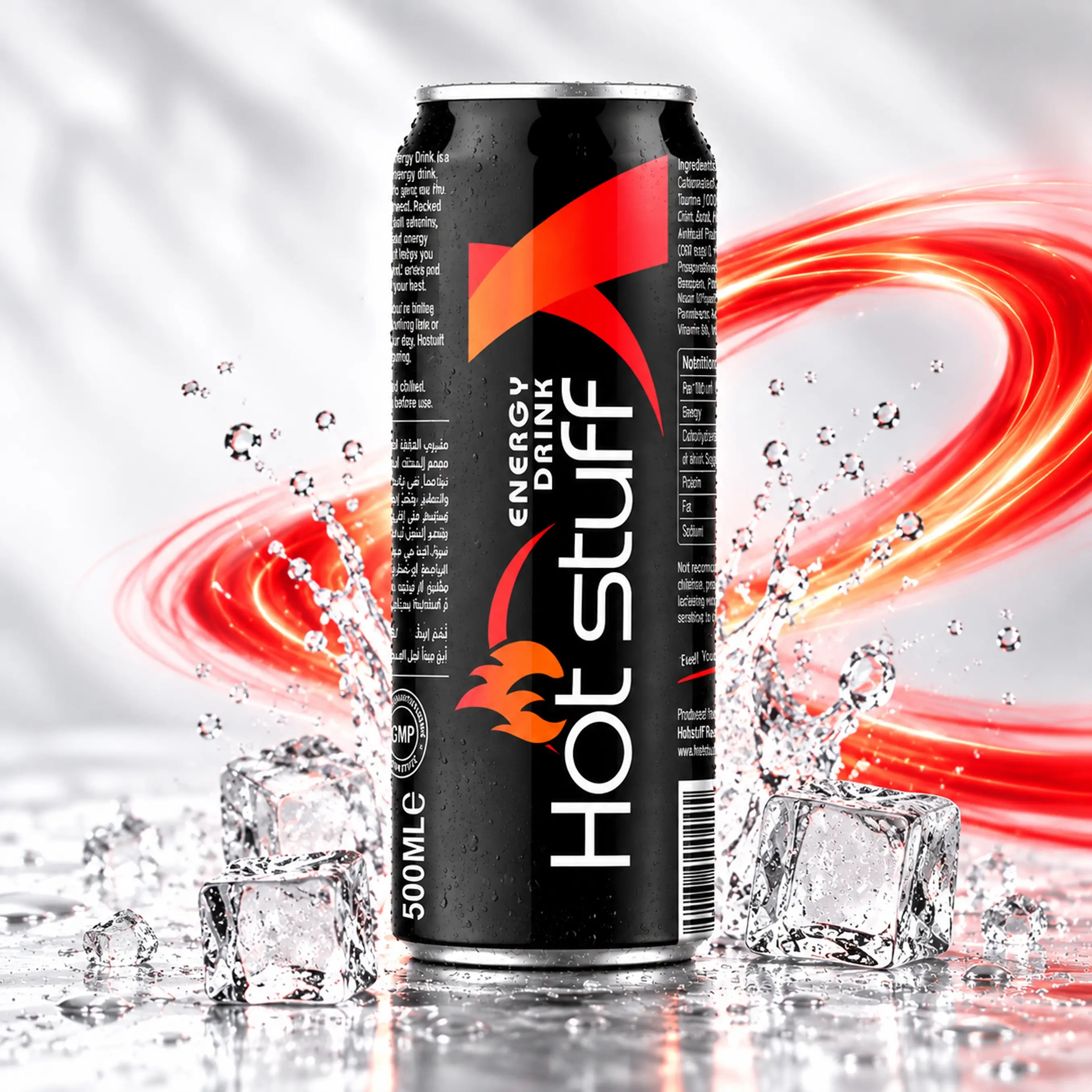 HOT STUFF Energy Drink 500ml Can